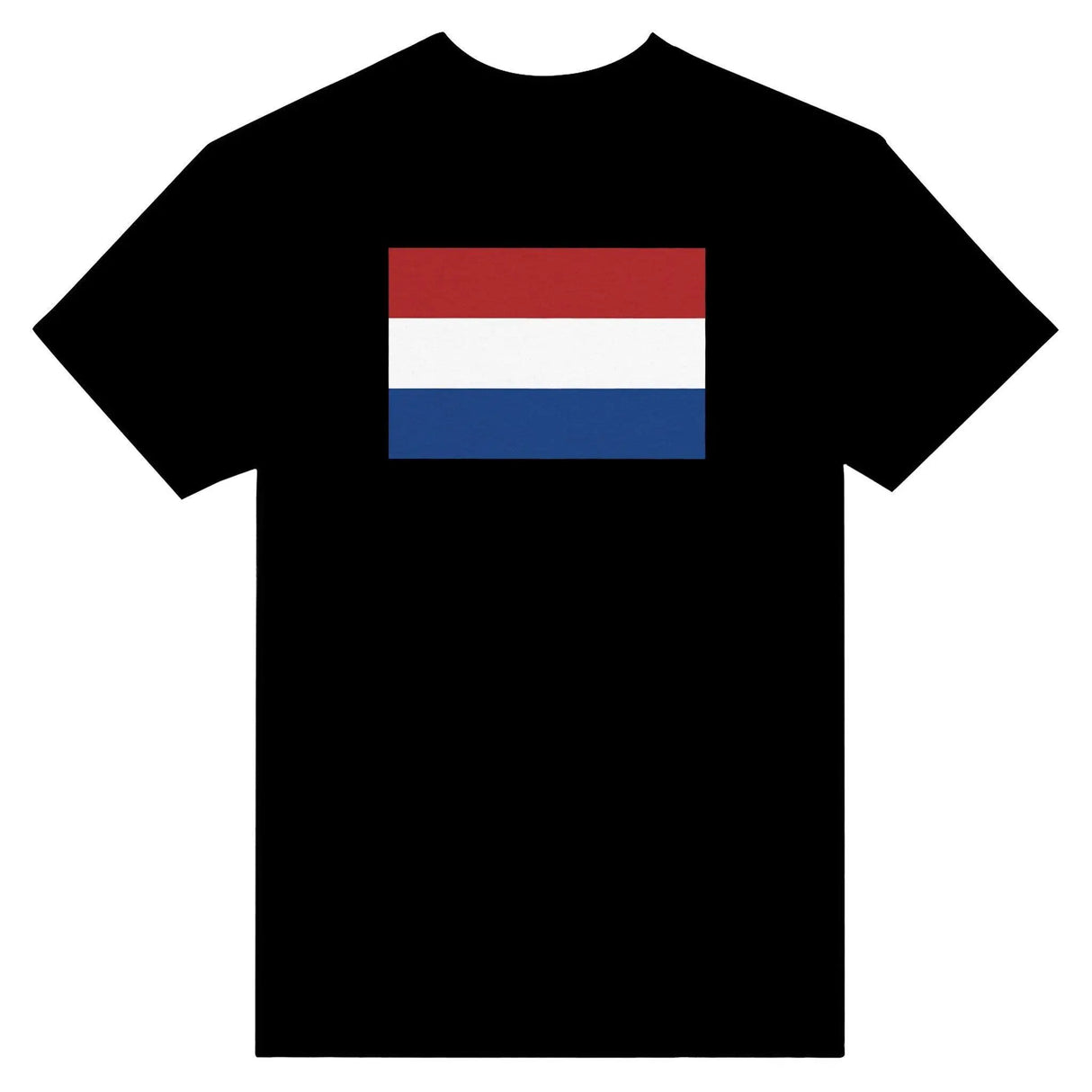 T-shirt drapeau pays-bas coton mélangé brodé élégant