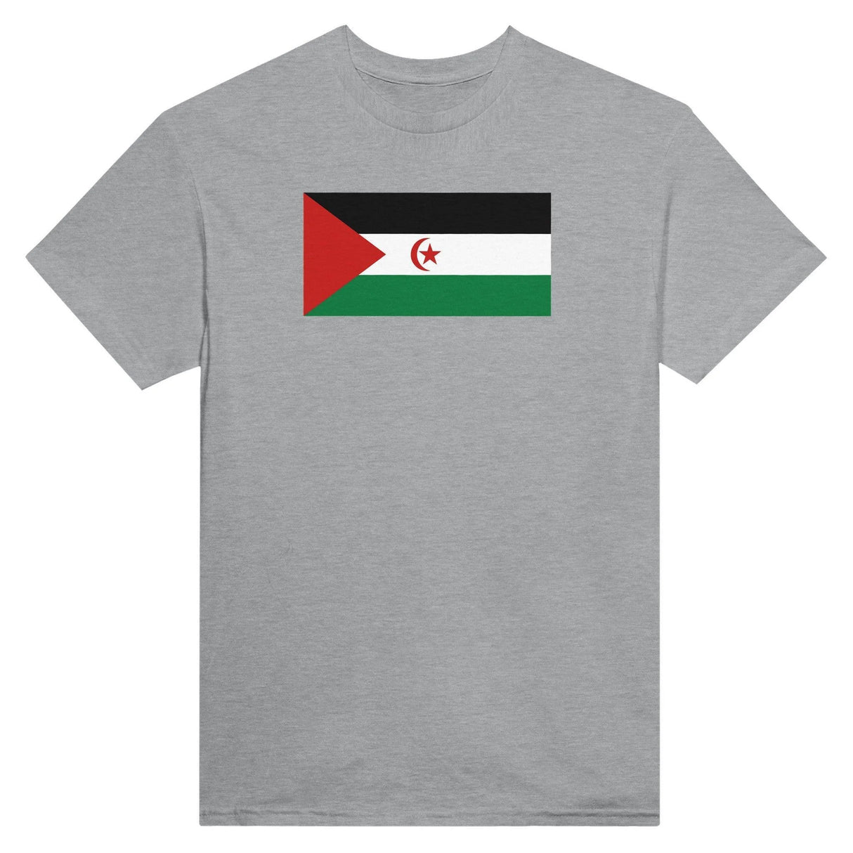 T-shirt drapeau république arabe sahraouie brodé coton