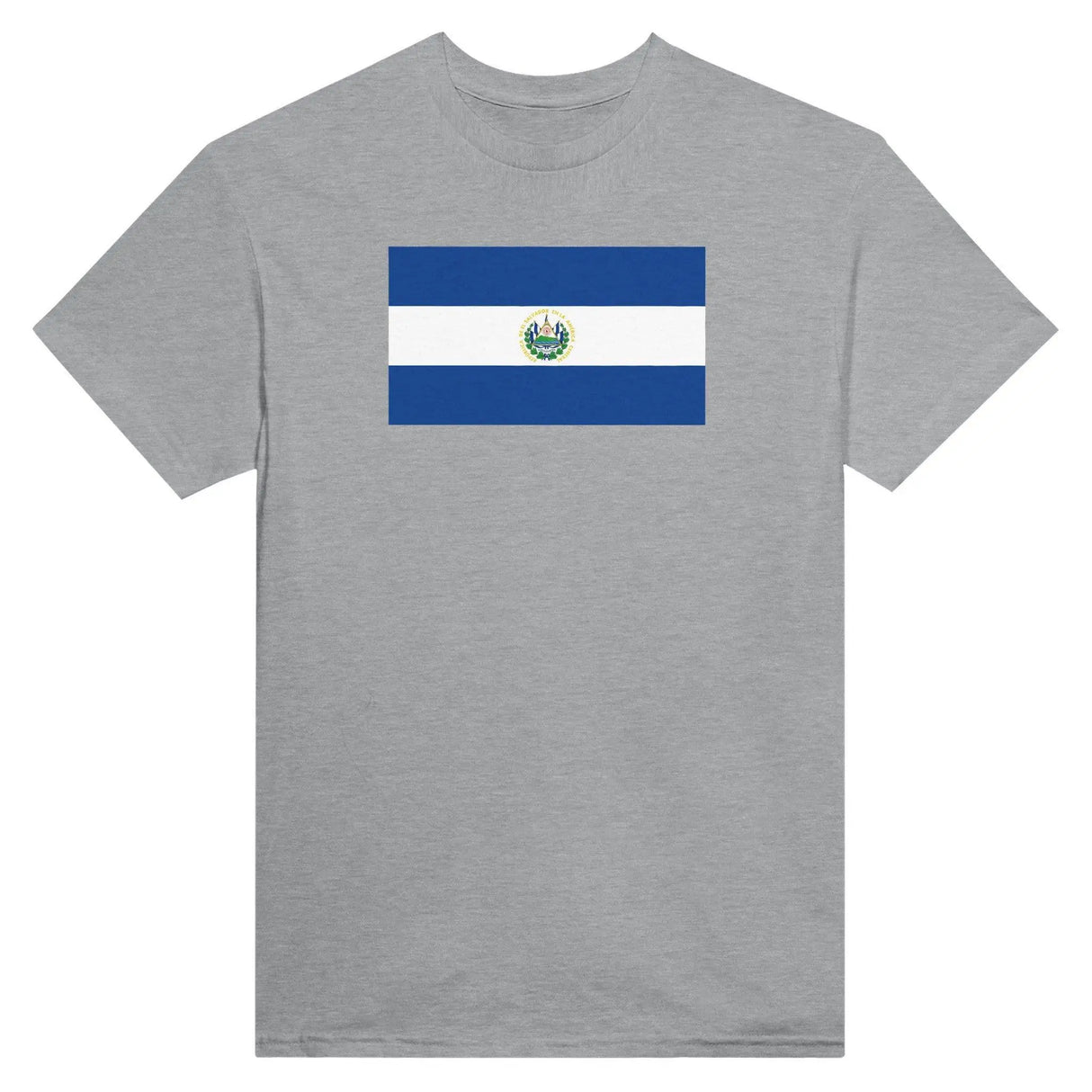 T-shirt drapeau salvador brodé coton mélangé élégant
