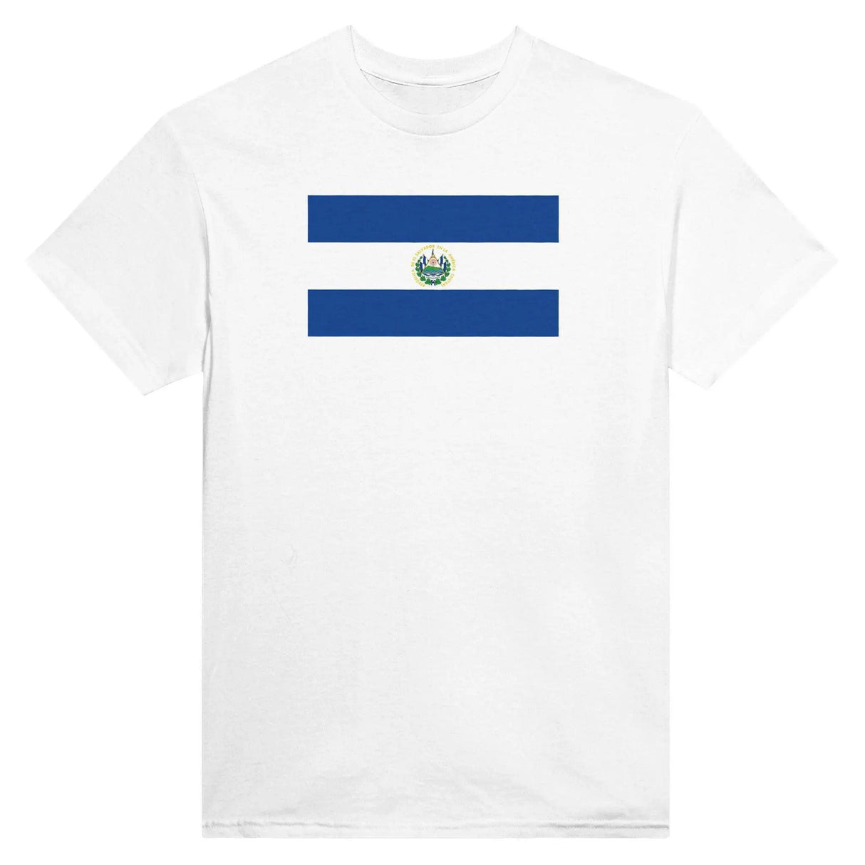 T-shirt drapeau salvador brodé coton mélangé élégant