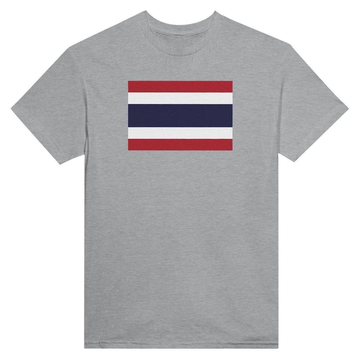 T-shirt drapeau thaïlande coton mélangé brodé manches longues