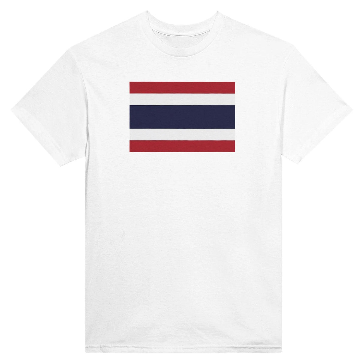 T-shirt drapeau thaïlande coton mélangé brodé manches longues