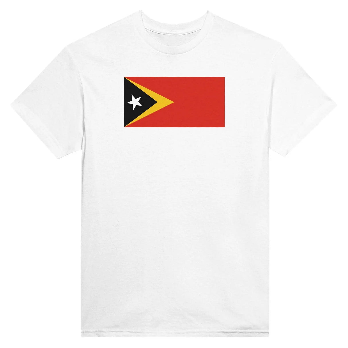 T-shirt drapeau timor oriental brodé coton mélangé