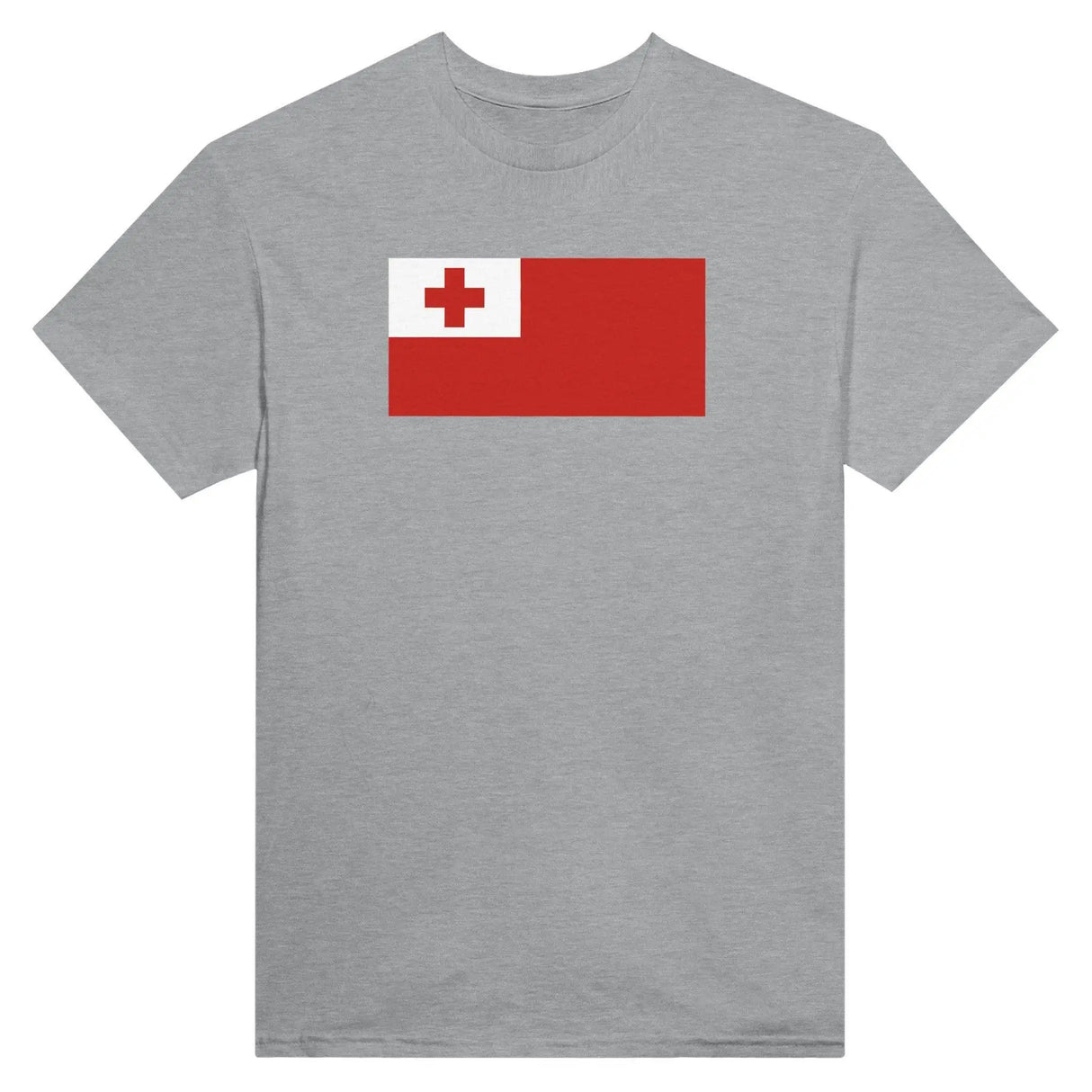 T-shirt drapeau tonga coton mélangé brodé manches longues