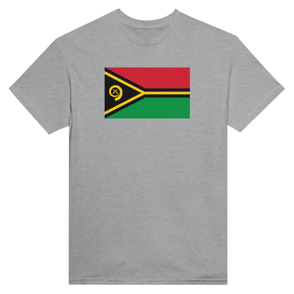 T-shirt drapeau vanuatu brodé coton mélangé élégant