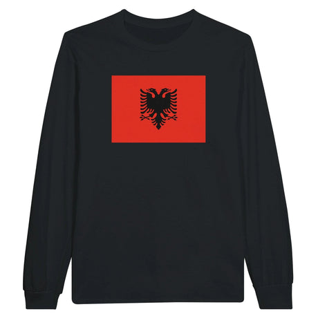 T-shirt manches longues albanie coton mélangé imprimé doux