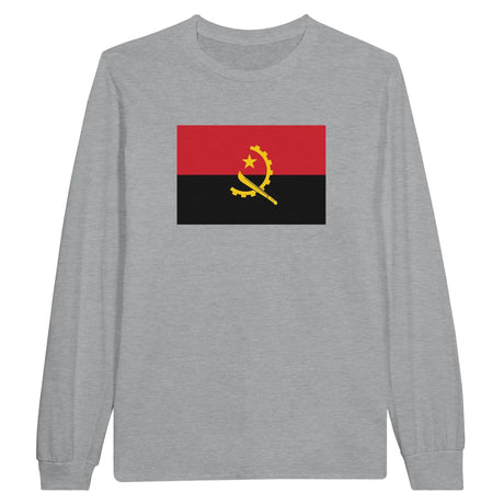 T-shirt manches longues angola coton mélangé douceur exceptionnelle