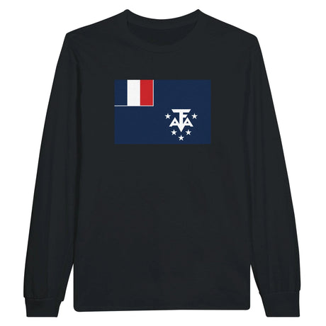 T-shirt manches longues antarctique française coton mélangé
