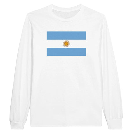 T-shirt manches longues argentine coton mélangé douceur exceptionnelle