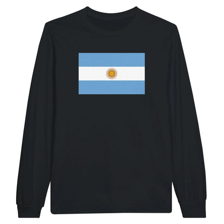 T-shirt manches longues argentine coton mélangé douceur exceptionnelle