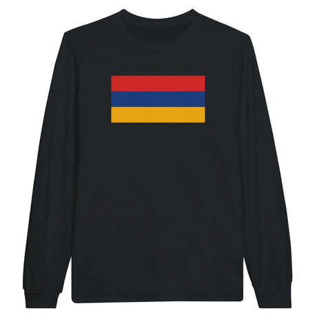 T-shirt manches longues arménie coton mélangé imprimé