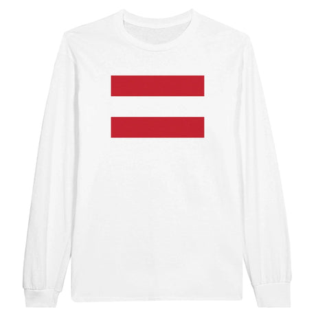 T-shirt manches longues autriche coton mélangé imprimé