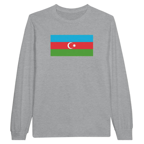 T-shirt manches longues azerbaïdjan coton doux imprimé