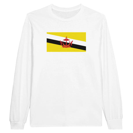 T-shirt manches longues brunei coton mélangé douceur exceptionnelle