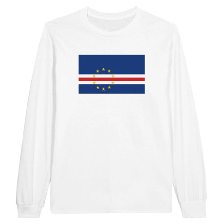 T-shirt manches longues cap-vert coton mélangé douceur