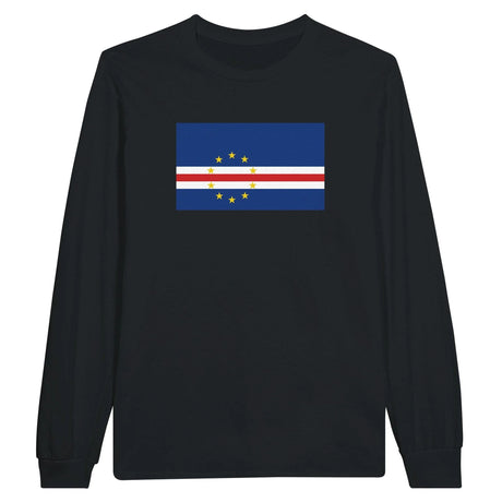 T-shirt manches longues cap-vert coton mélangé douceur