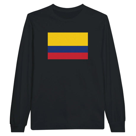 T-shirt manches longues colombie coton mélangé doux imprimé