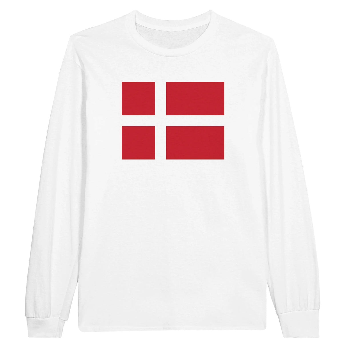 T-shirt manches longues danemark coton mélangé douceur
