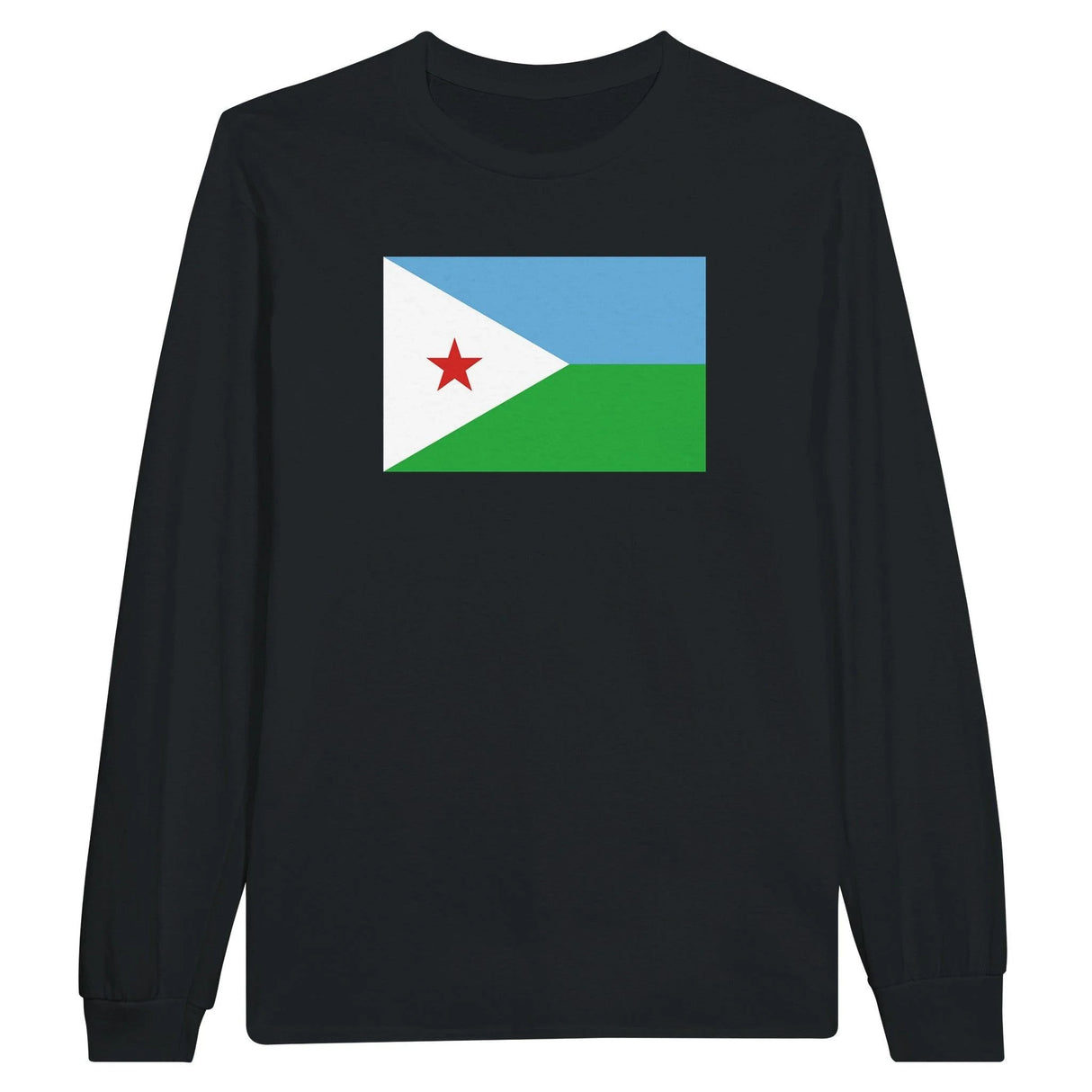 T-shirt manches longues djibouti coton mélangé imprimé