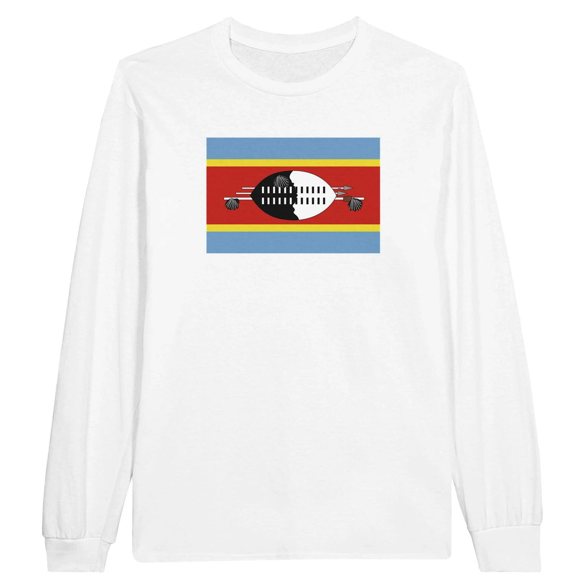 T-shirt manches longues eswatini coton mélangé imprimé