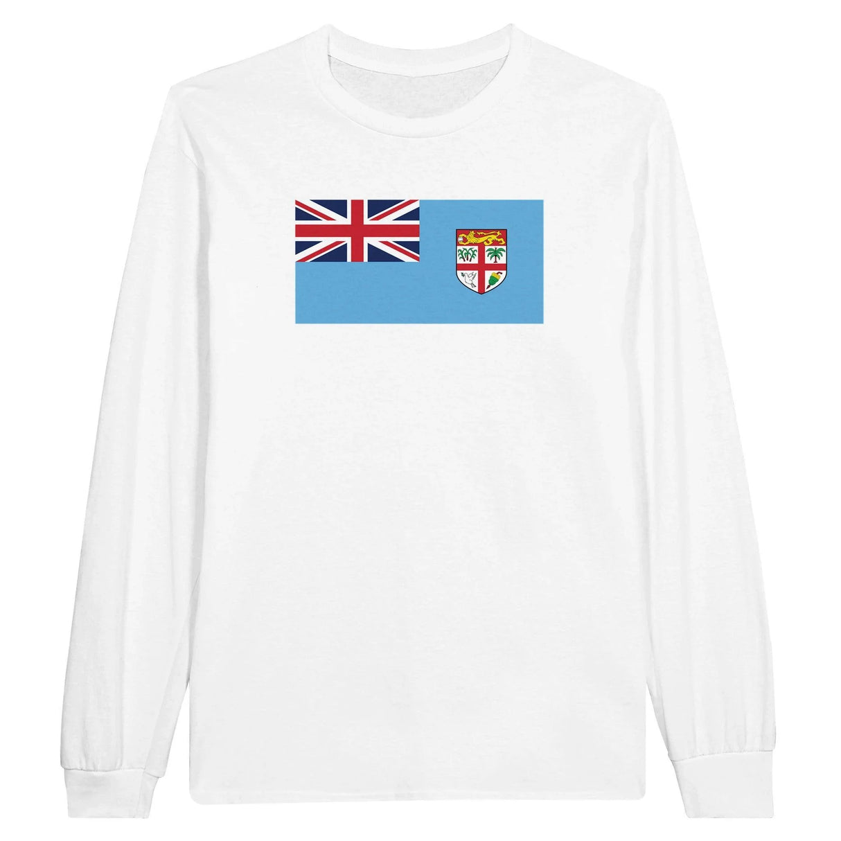 T-shirt manches longues fidji couleur coton doux imprimé