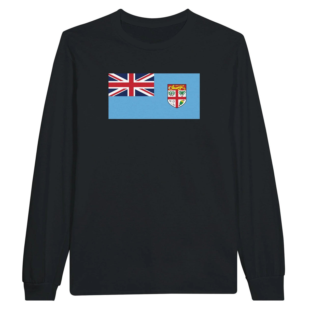 T-shirt manches longues fidji couleur coton doux imprimé