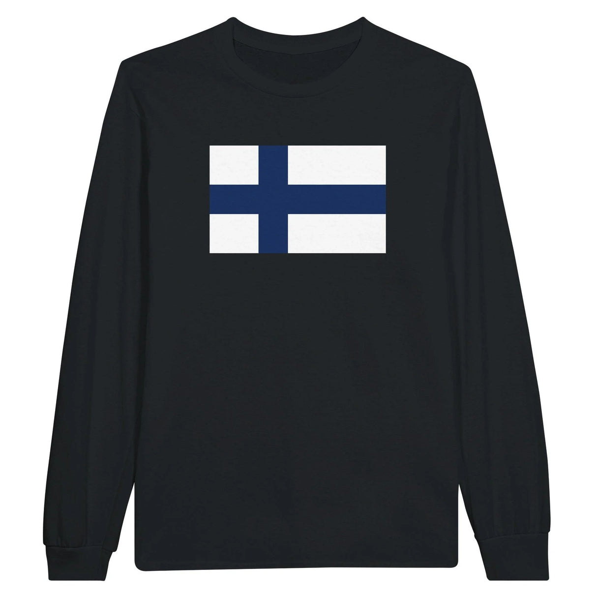T-shirt manches longues finlande coton mélangé imprimé