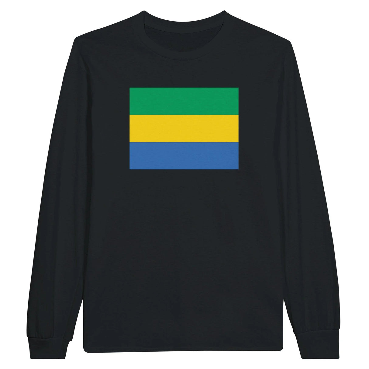 T-shirt manches longues gabon couleur coton mélangé doux