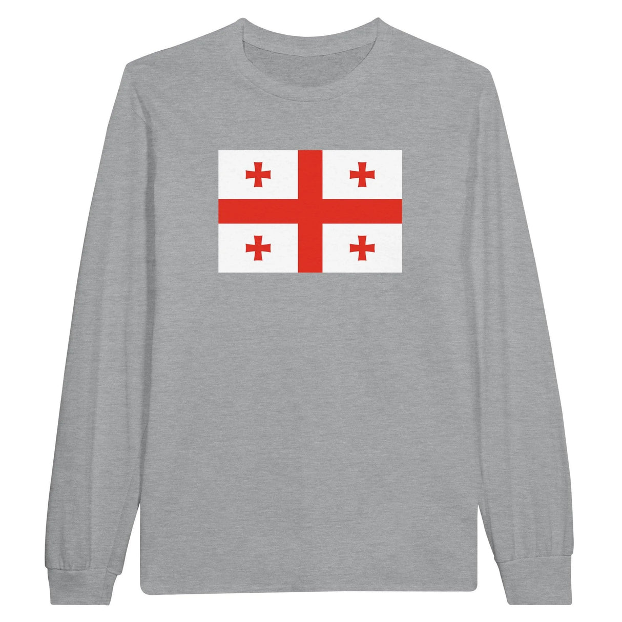 T-shirt manches longues géorgie coton mélangé douceur exceptionnelle