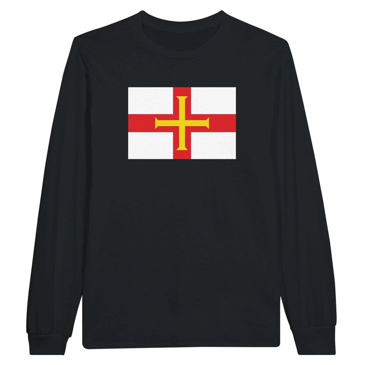 T-shirt manches longues guernesey couleur coton mélangé