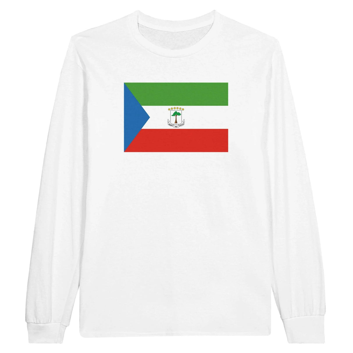 T-shirt manches longues guinée équatoriale coton mélangé
