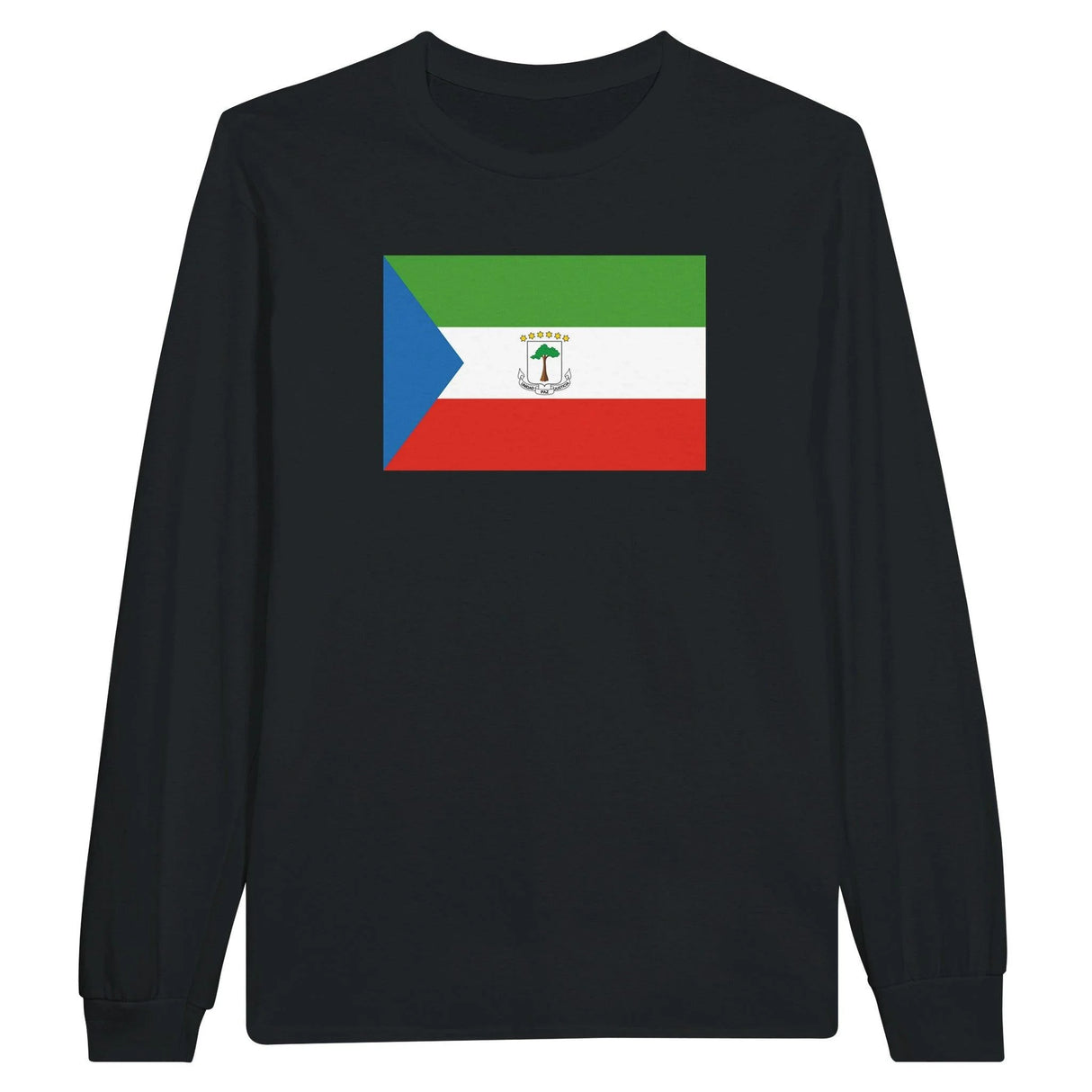 T-shirt manches longues guinée équatoriale coton mélangé