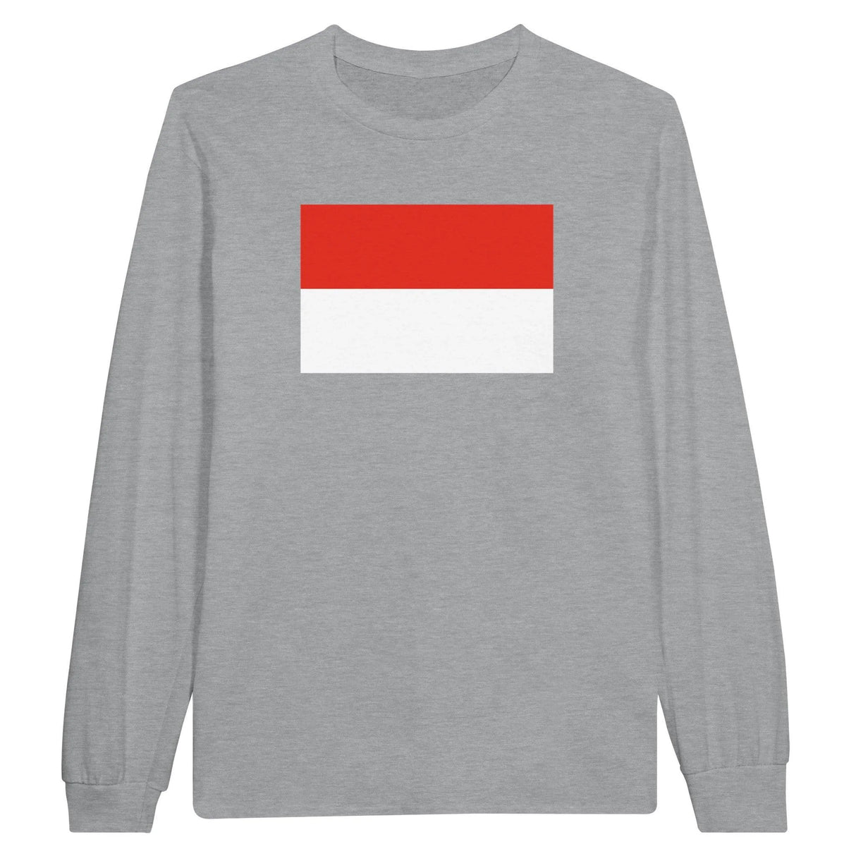 T-shirt manches longues indonésie coton mélangé imprimé