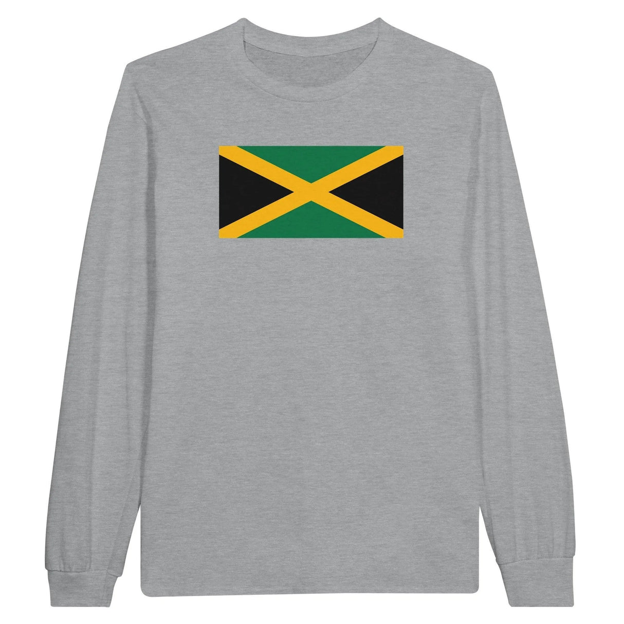 T-shirt manches longues jamaïque coton mélangé imprimé