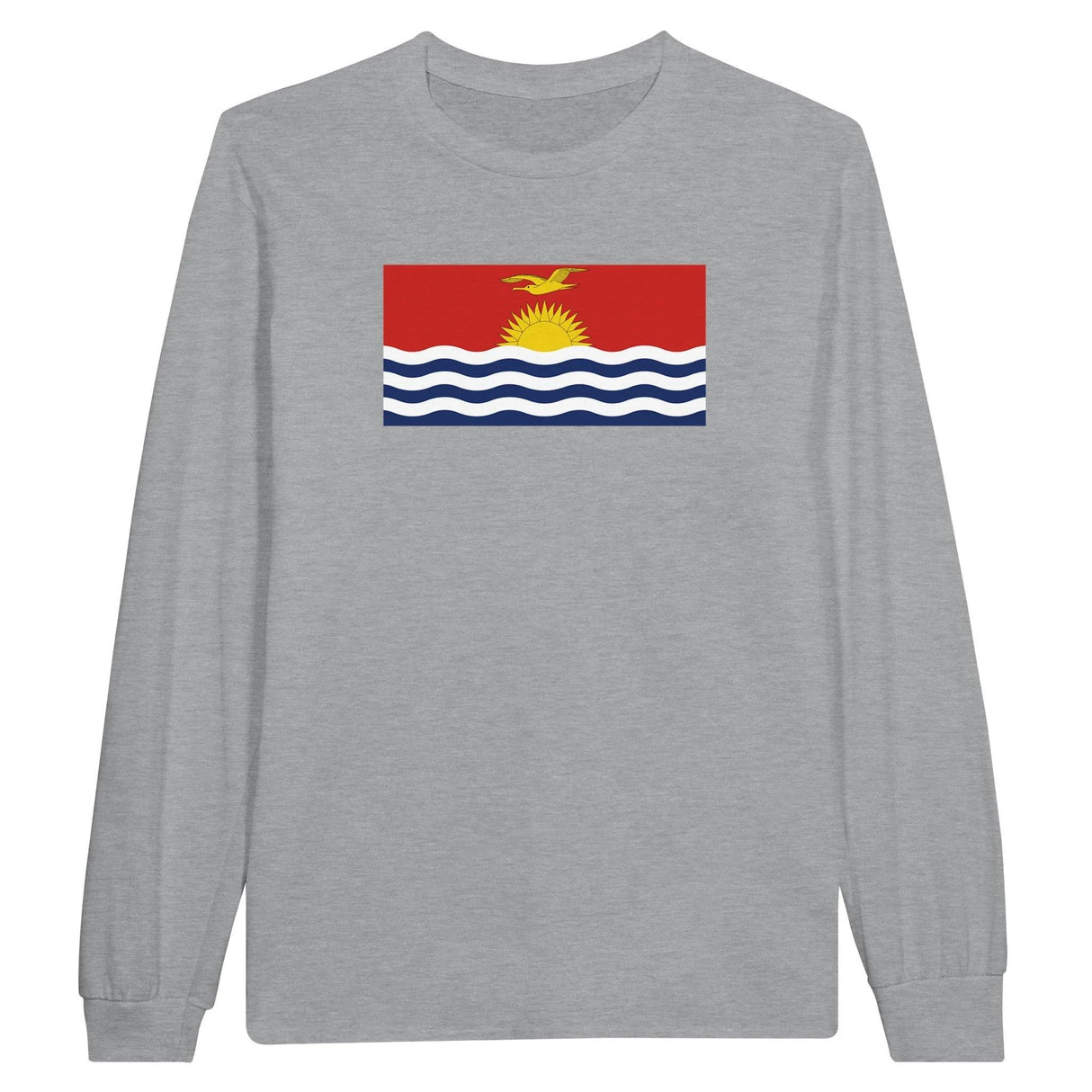 T-shirt manches longues kiribati coton mélangé imprimé