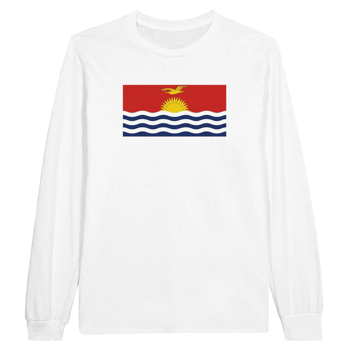 T-shirt manches longues kiribati coton mélangé imprimé