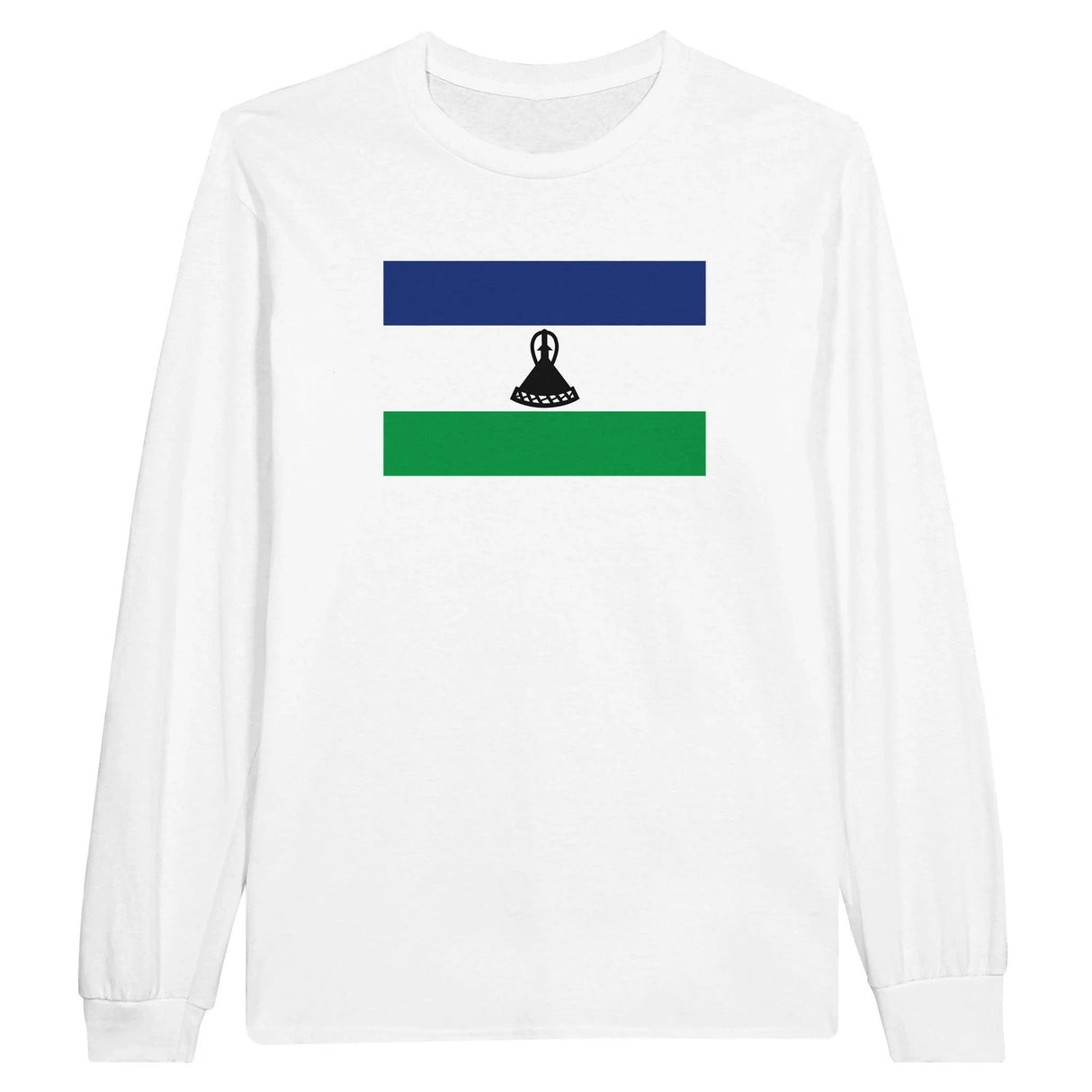 T-shirt manches longues lesotho couleur coton mélangé doux