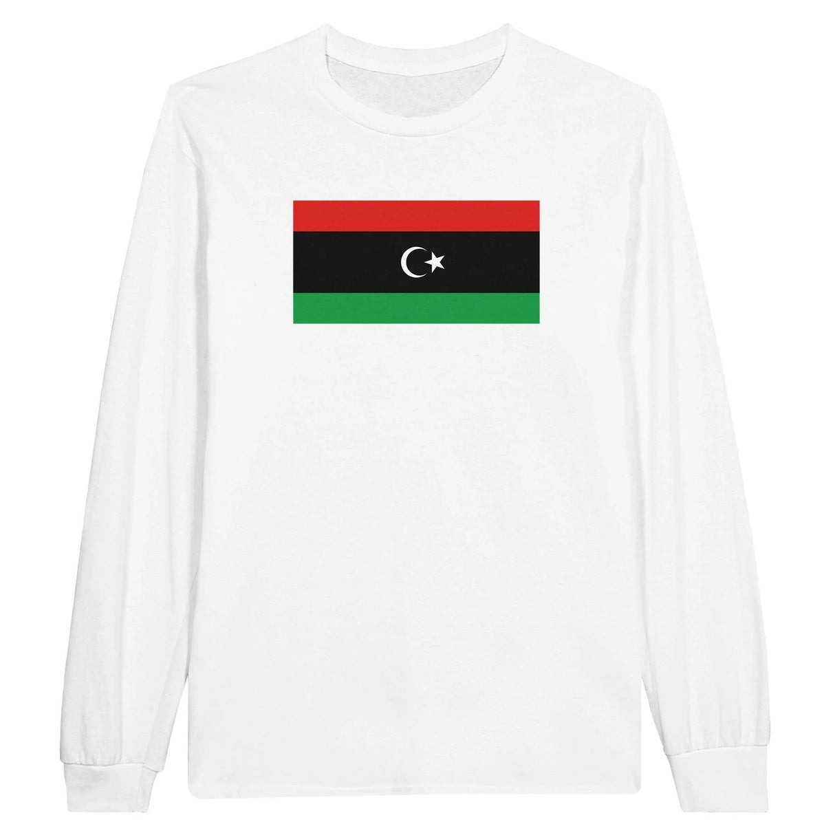 T-shirt manches longues libye couleur coton mélangé doux