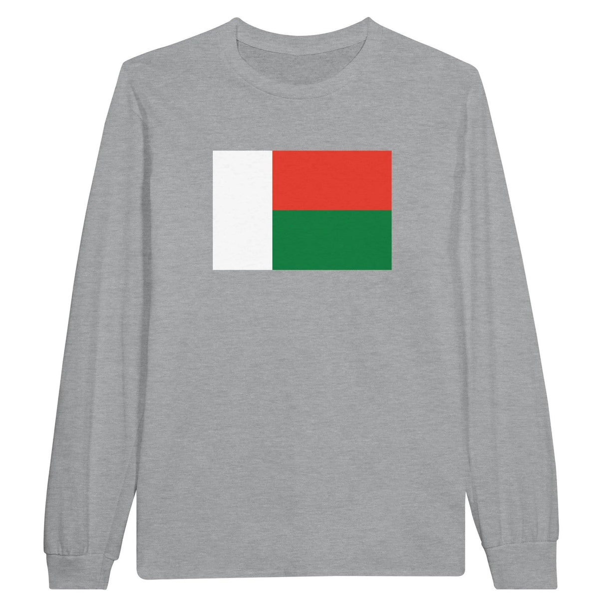 T-shirt manches longues madagascar couleur coton mélangé
