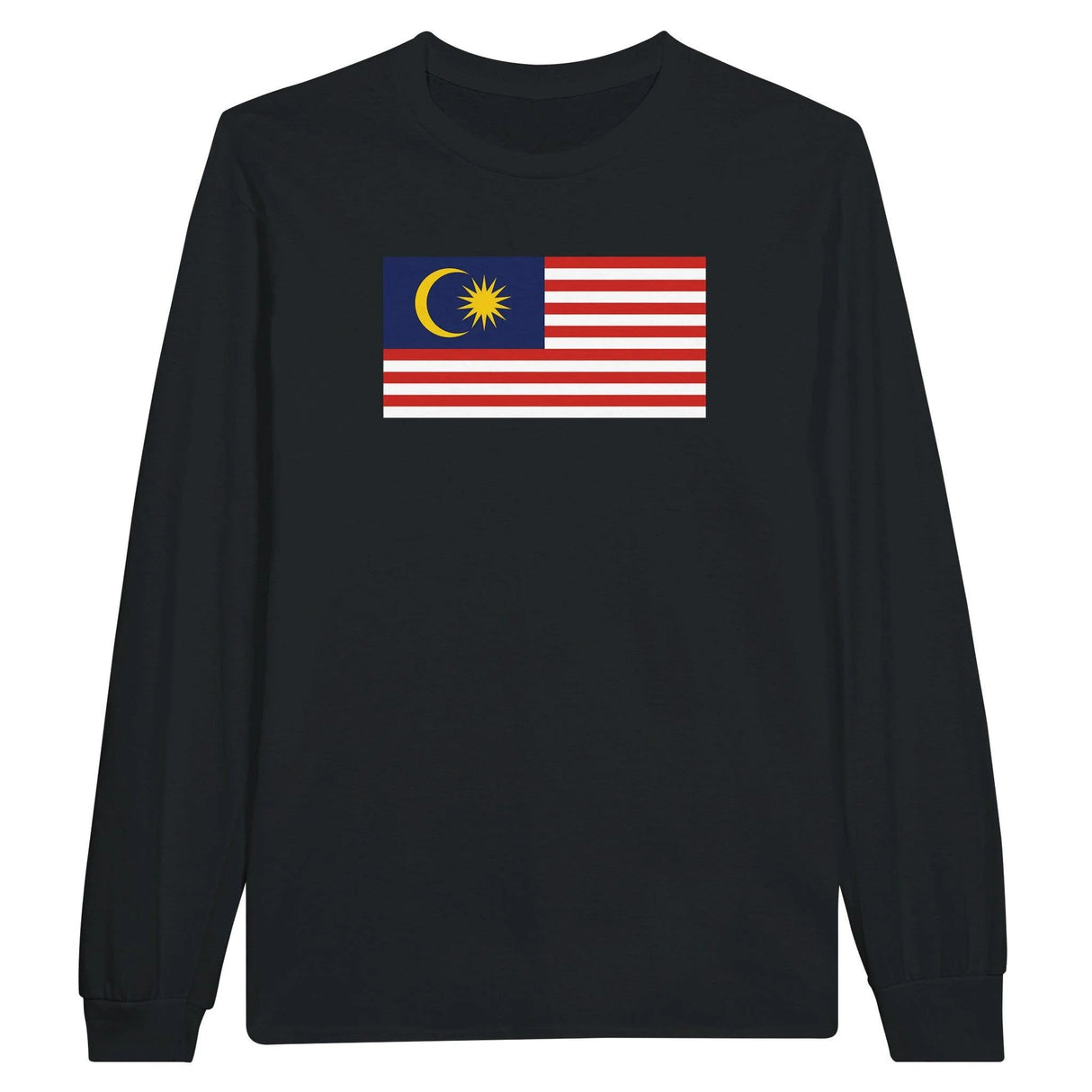 T-shirt manches longues malaisie coton mélangé douceur