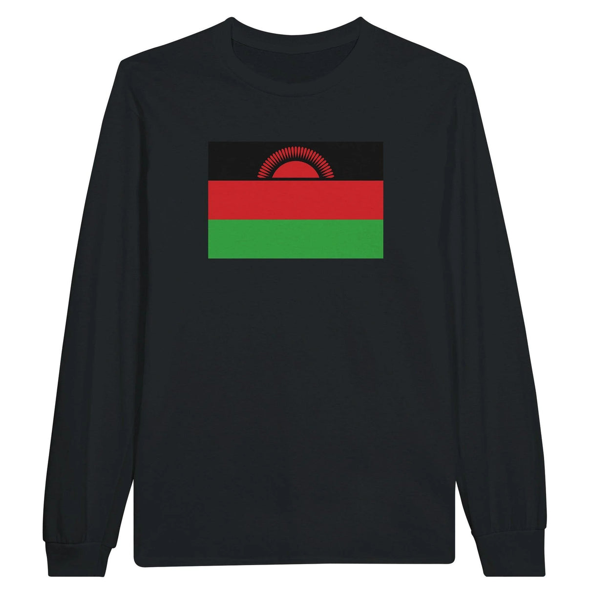 T-shirt manches longues malawi couleur coton mélangé doux