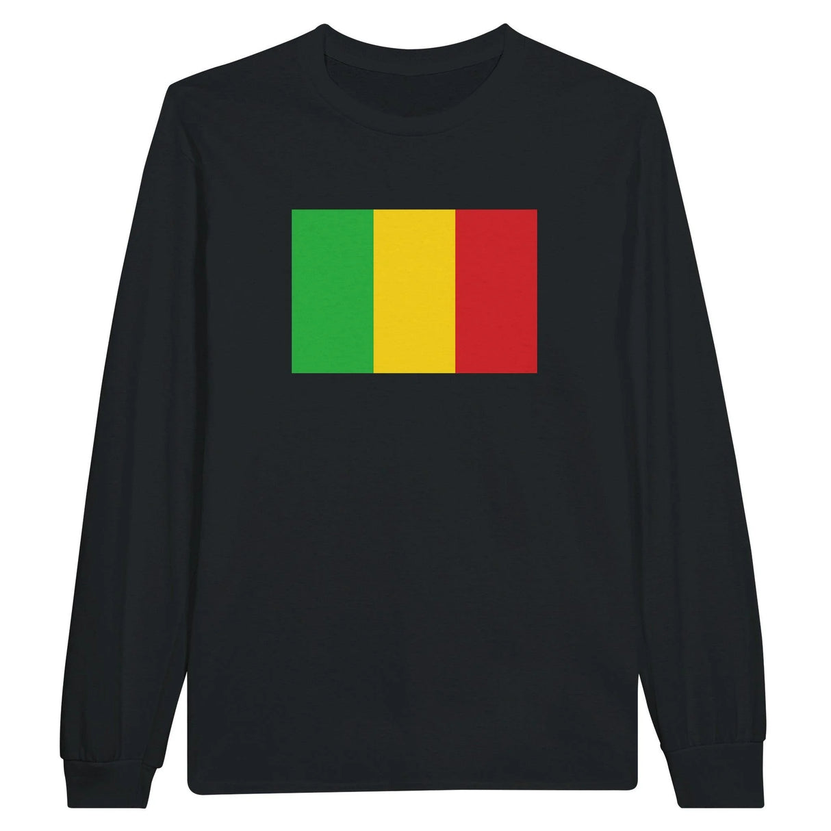 T shirt manches longues mali couleur coton mélangé imprimé