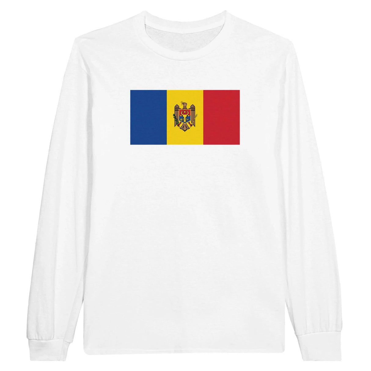 T-shirt manches longues moldavie coton mélangé imprimé