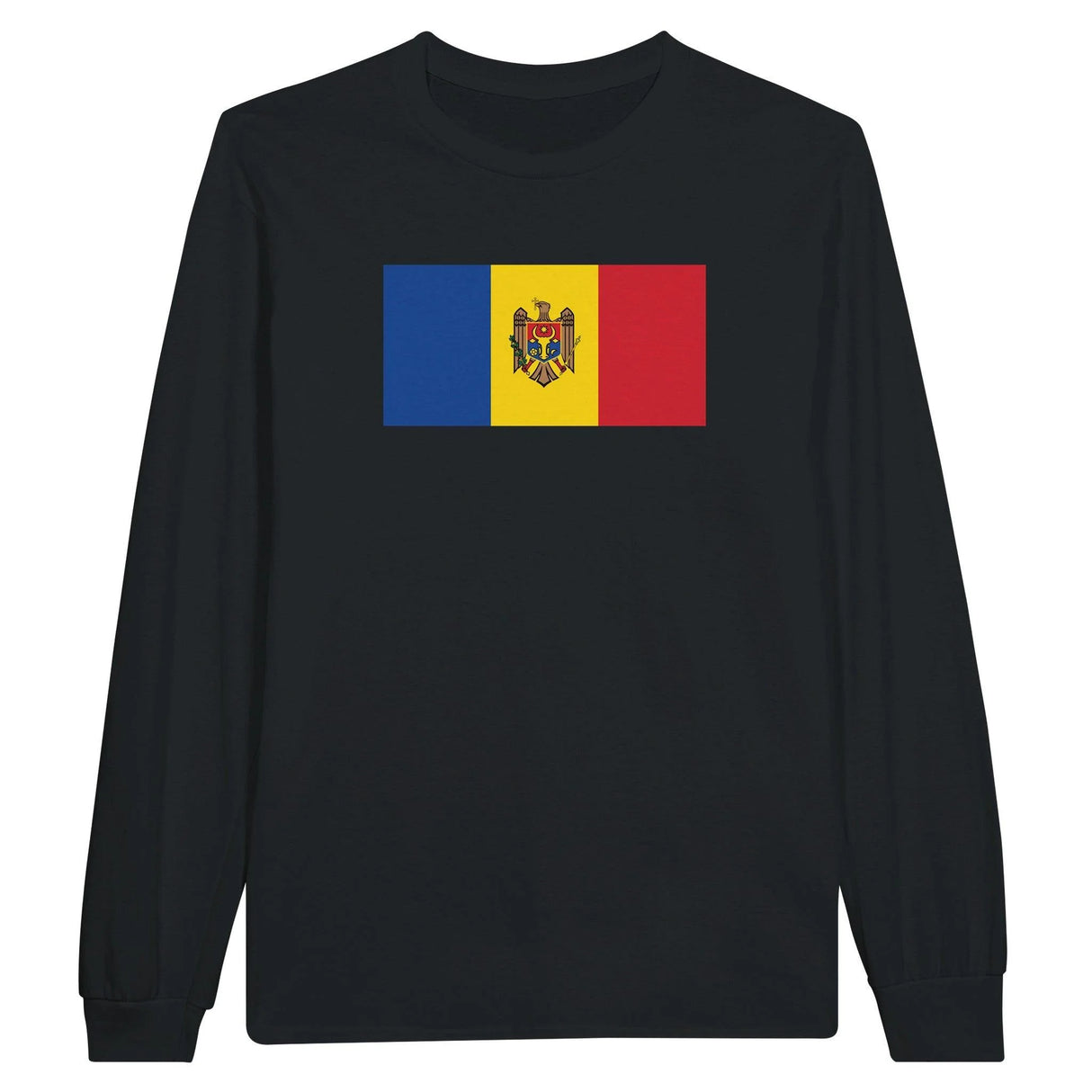 T-shirt manches longues moldavie coton mélangé imprimé