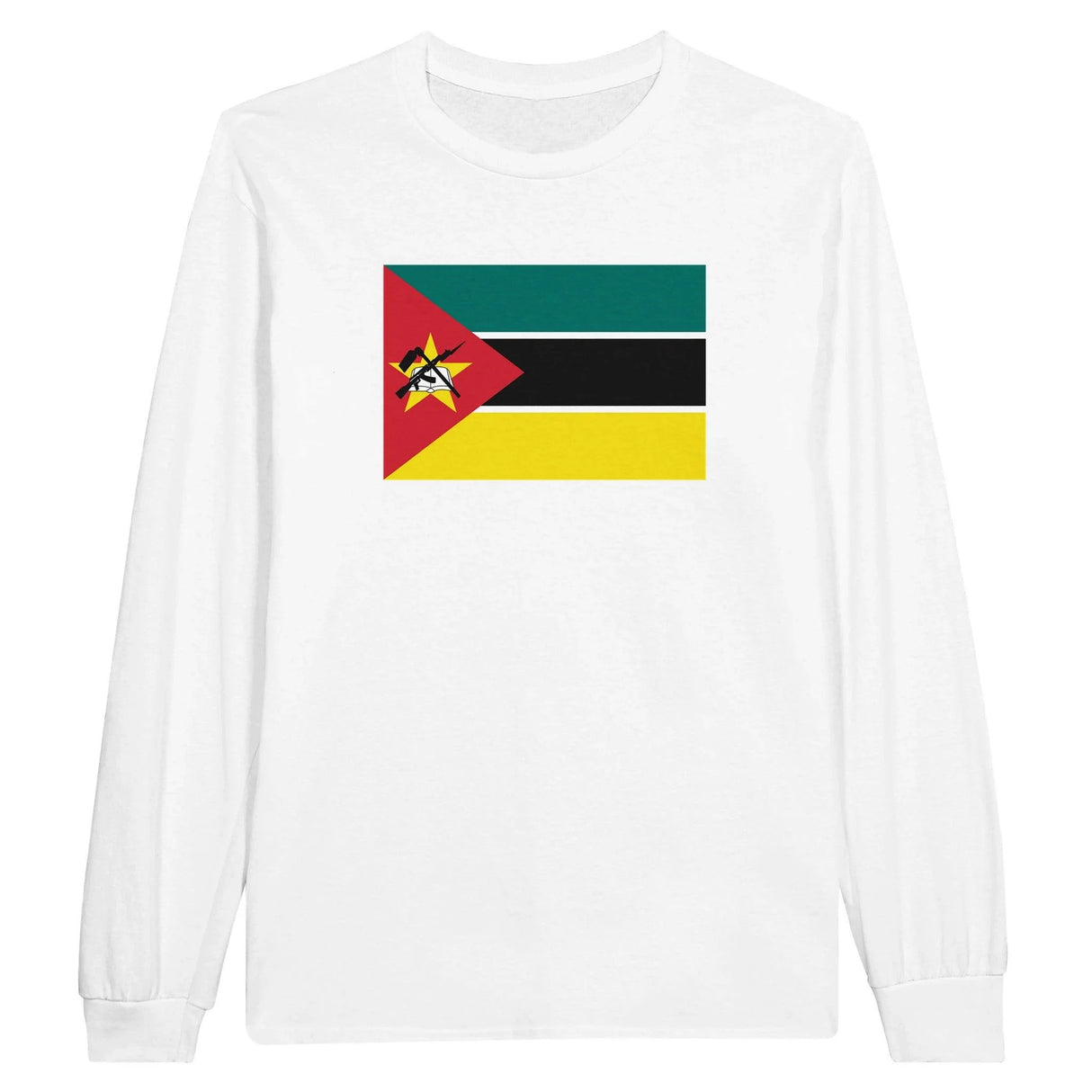 T-shirt manches longues mozambique coton mélangé imprimé