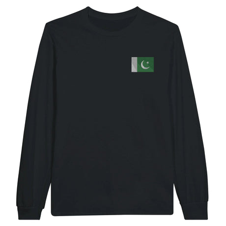 T-shirt manches longues pakistan broderie couleur coton doux