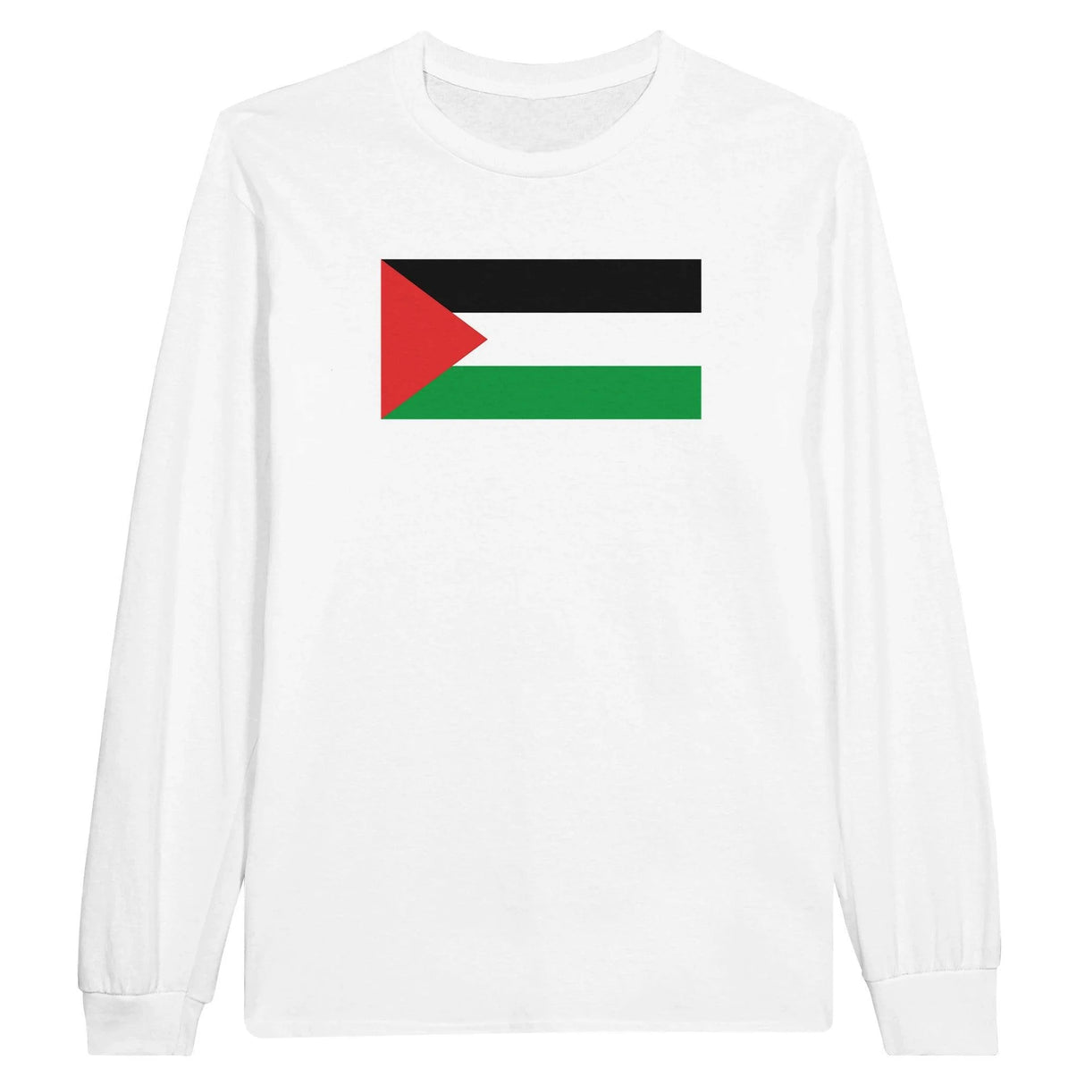 T-shirt manches longues palestine coton mélangé imprimé