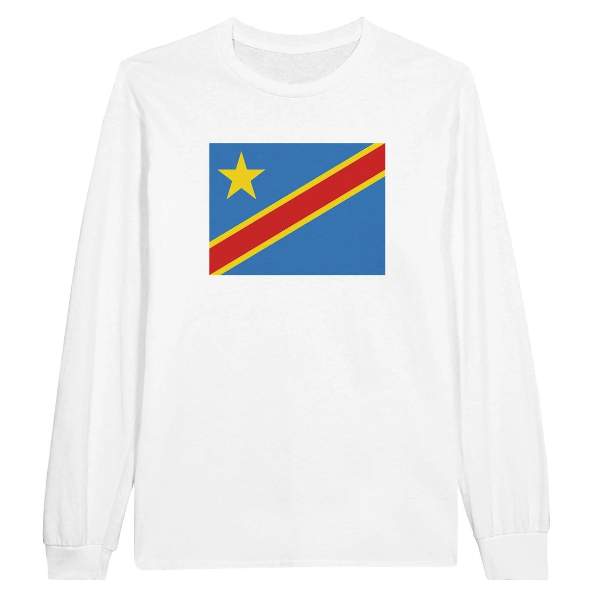 T-shirt manches longues république démocratique congo coton