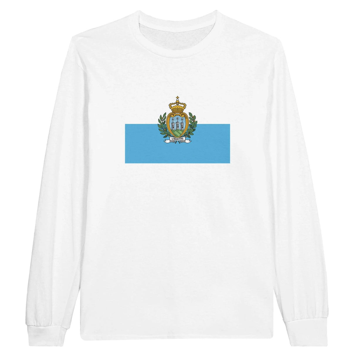 T-shirt manches longues saint-marin coton douceur exceptionnelle