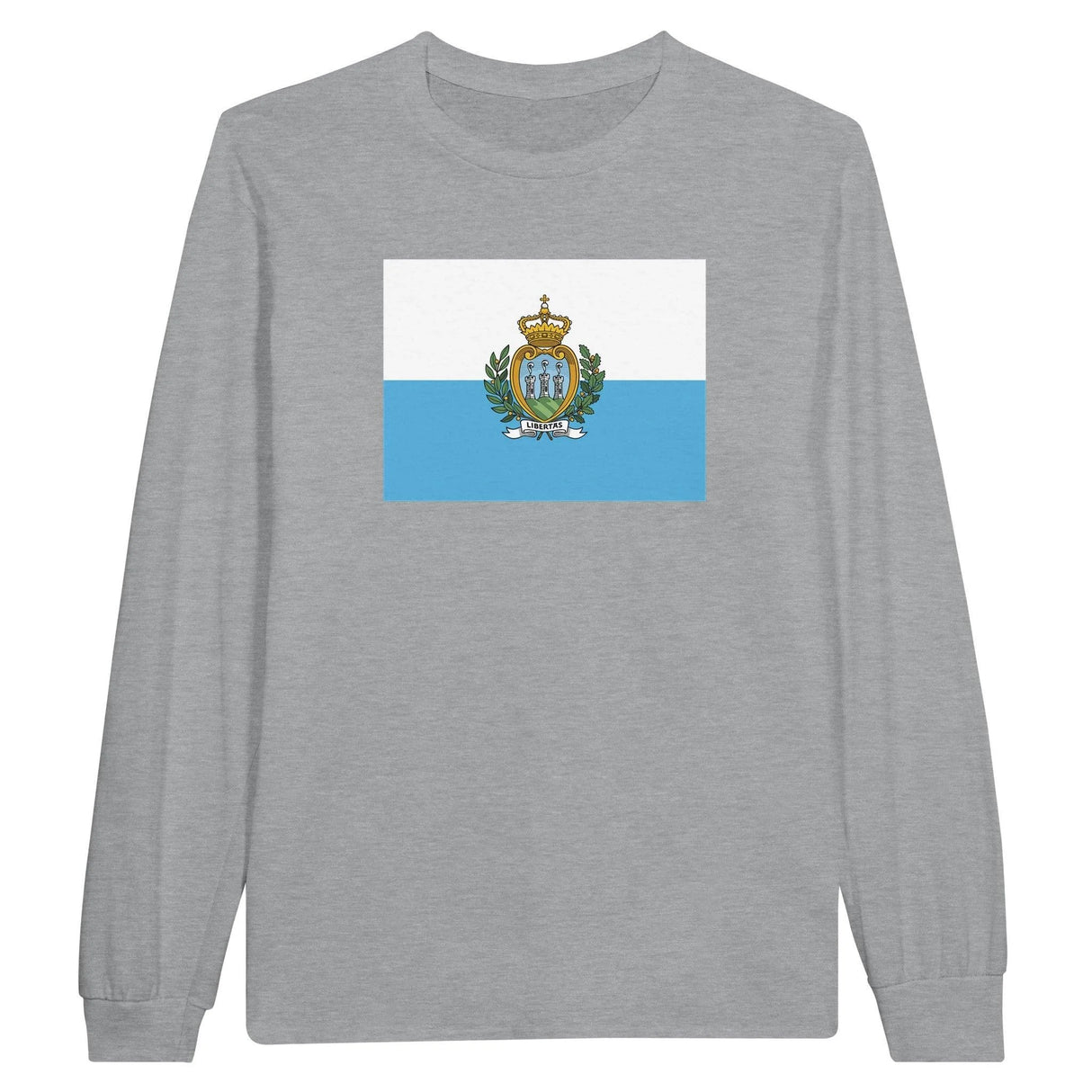 T-shirt manches longues saint-marin coton douceur exceptionnelle